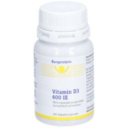 Burgerstein Vitamin D3 600 I E 100 St Redcare Apotheke