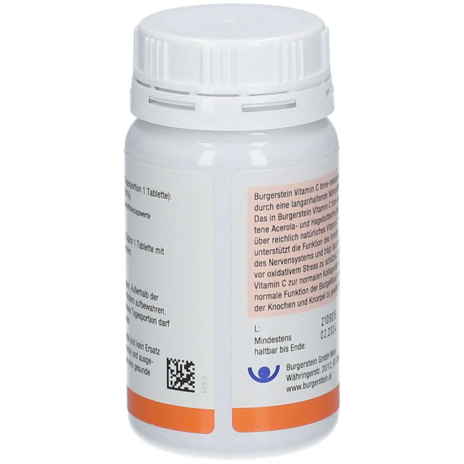 Burgerstein Vitamin C 1000 Mg Time Release 60 St Redcare Apotheke