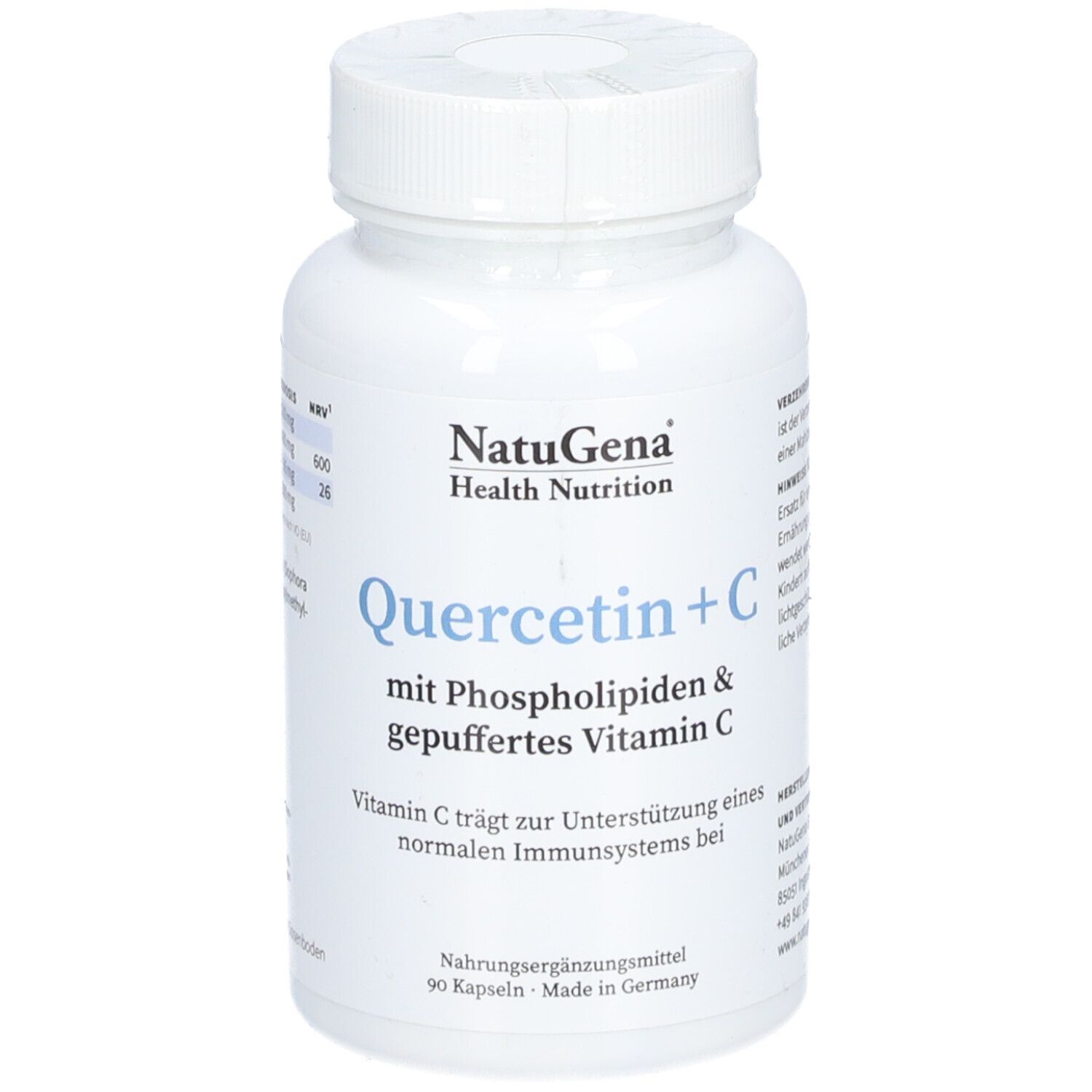 Natugena Quercetin Vit C Kps Pc S Redcare Apotheke