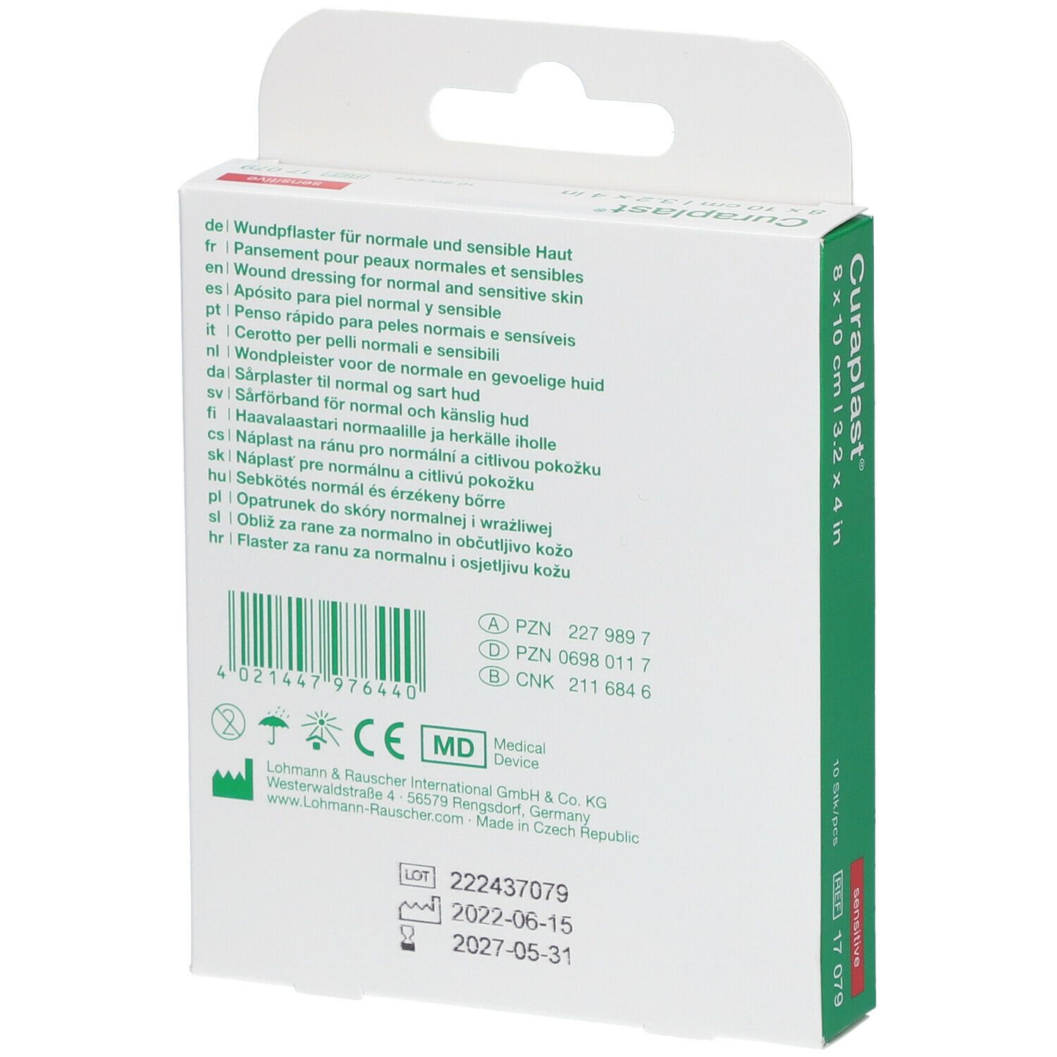 Curaplast Sensitiv Wundschnellverband X Cm St Redcare Apotheke