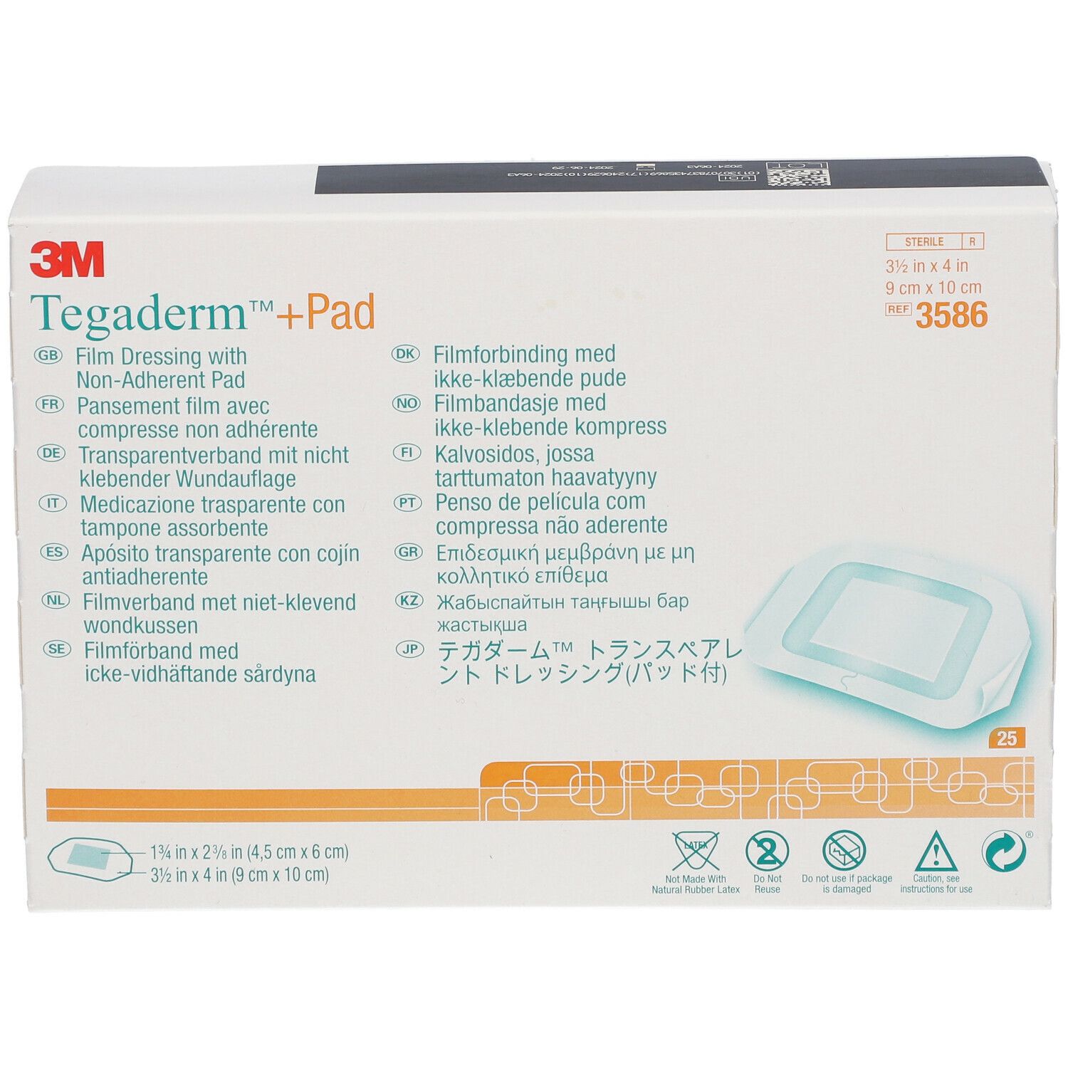 3M Tegaderm Pad Transparentverband Mit Nicht Klebender Wundauflage