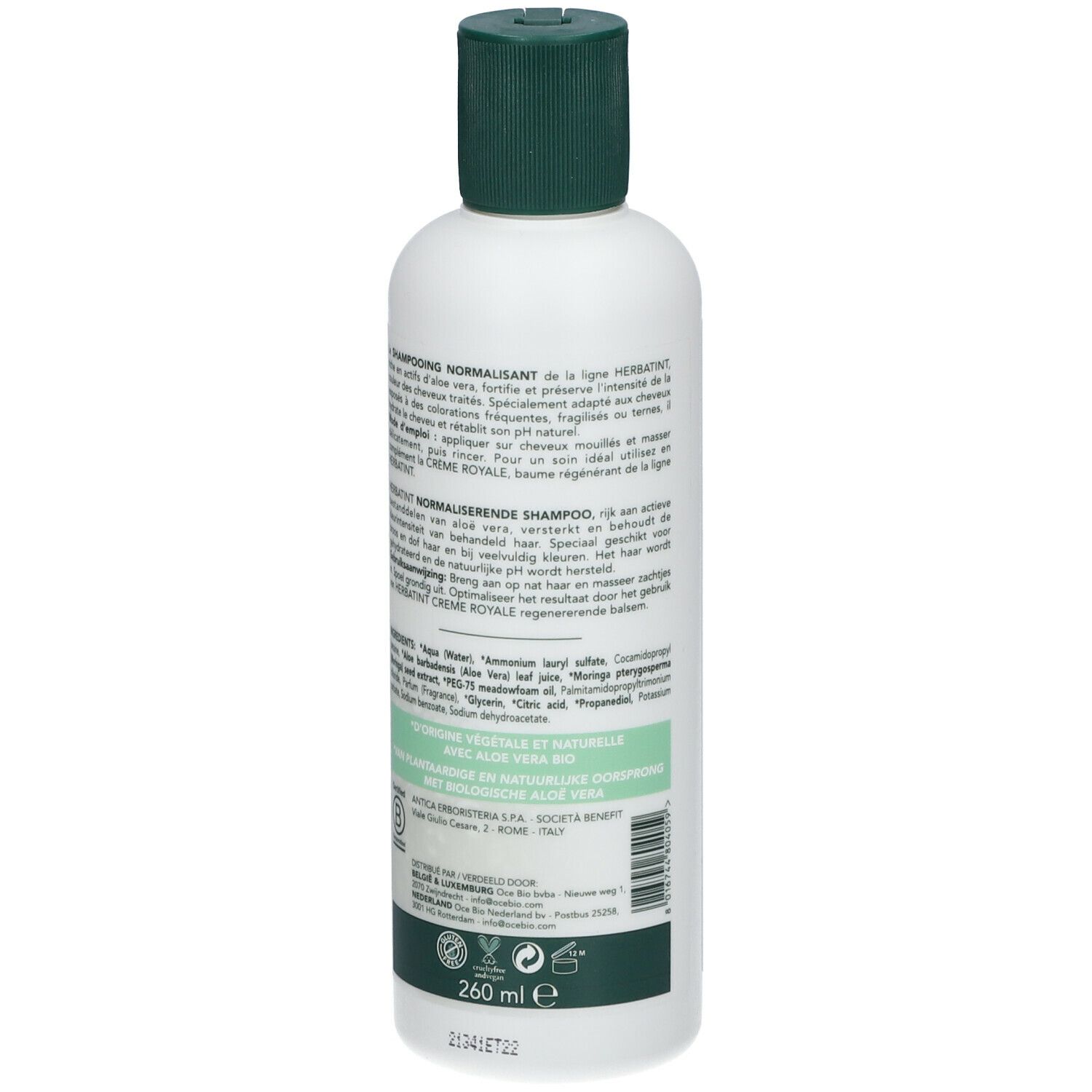 Herbatint Normalisierendes Shampoo Aloe Vera Ml Redcare Apotheke