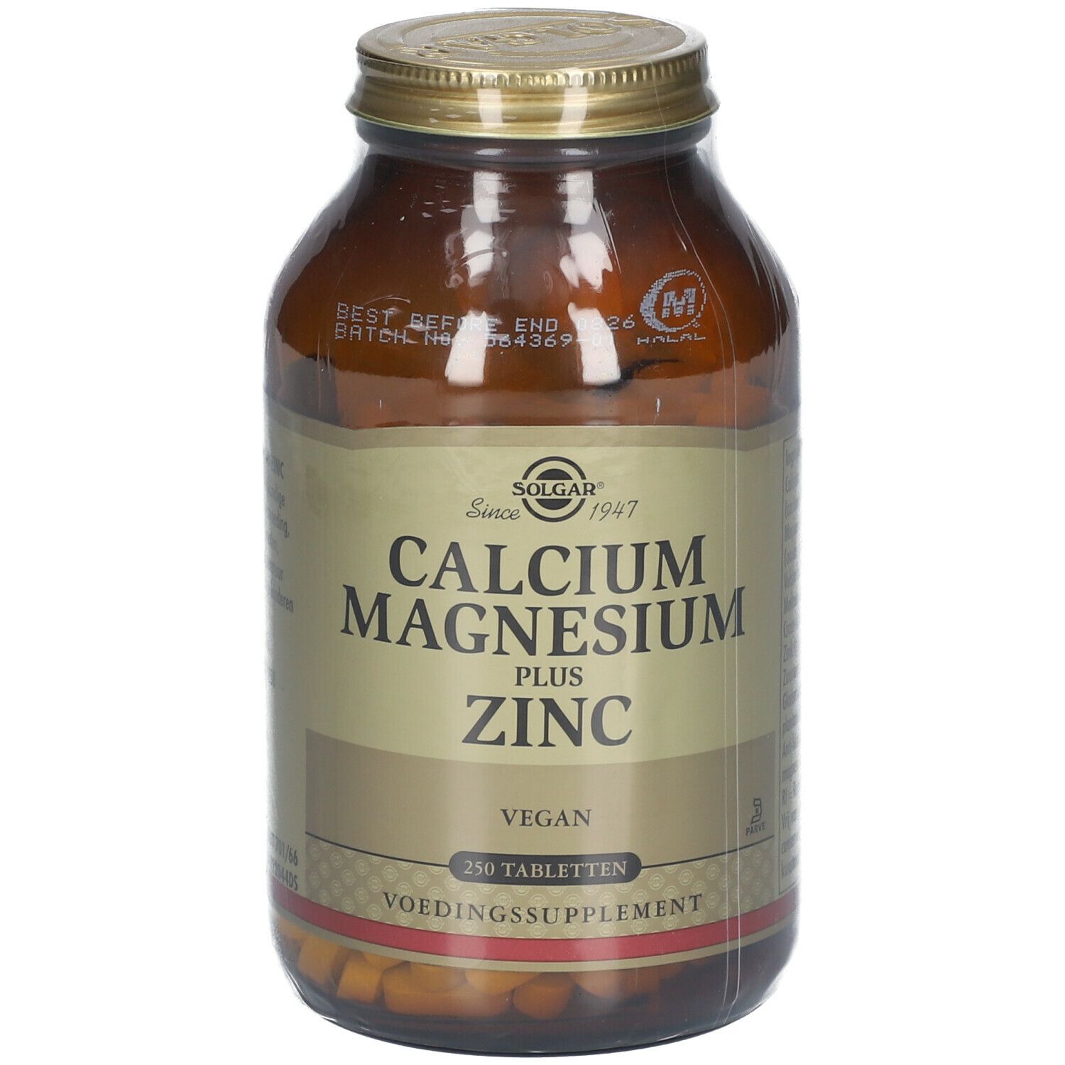 Solgar Calcium Magnesium Plus Zink 250 St Redcare Apotheke