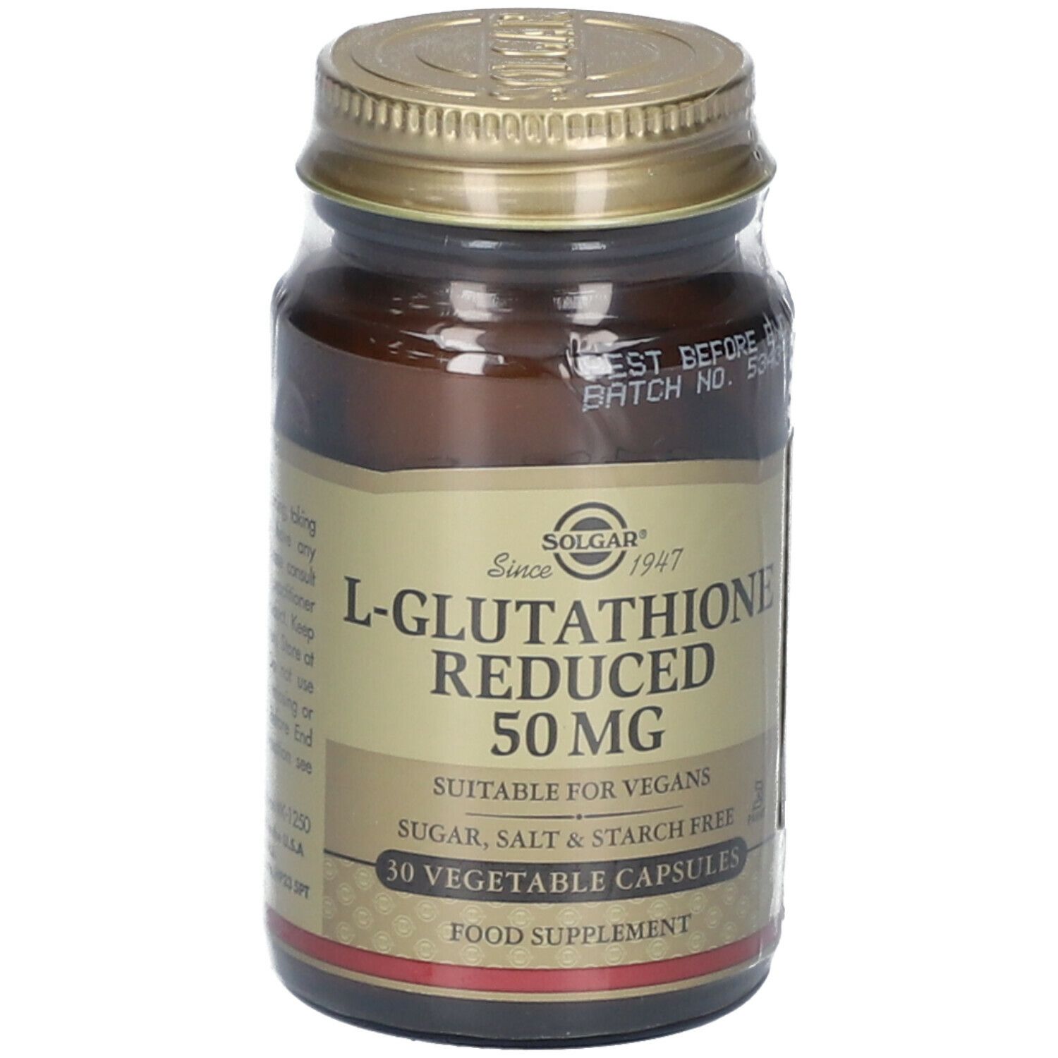 Solgar L Glutathione Reduced Mg St Redcare Apotheke