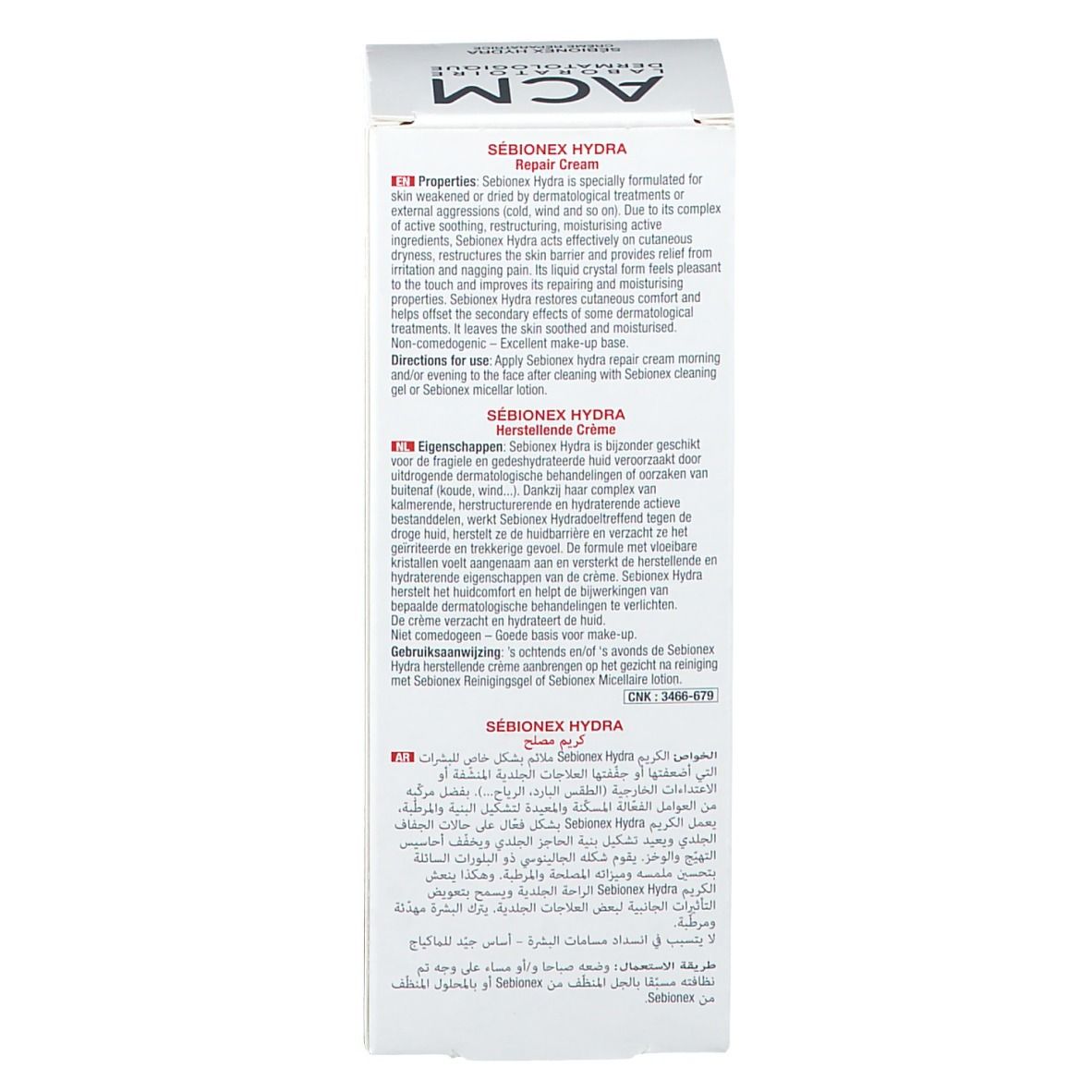 ACM Sébionex HYDRA Crème réparatrice 40 ml Redcare Apotheke