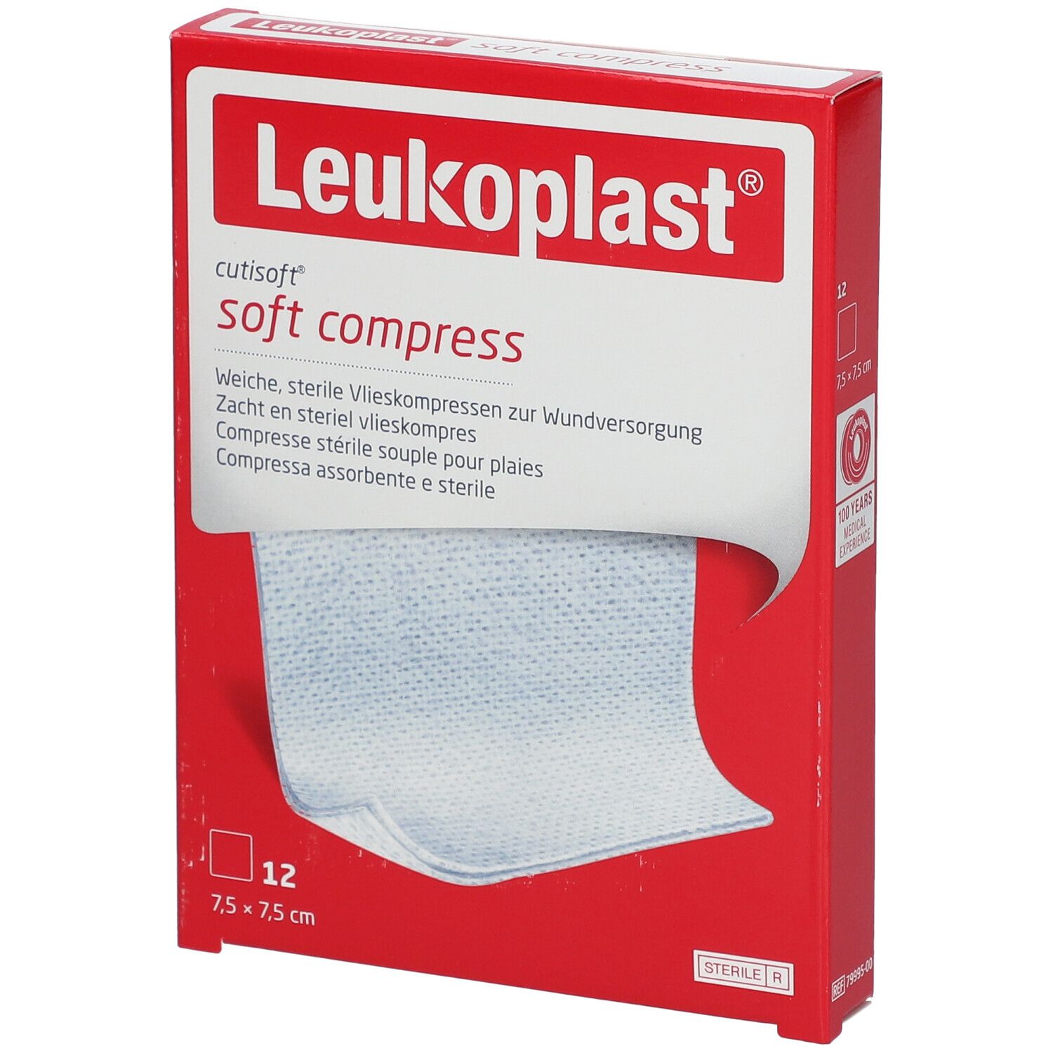 Cutisoft Vlieskompresse Steril 7 5 Cm X 7 5 Cm 12 St Redcare Apotheke