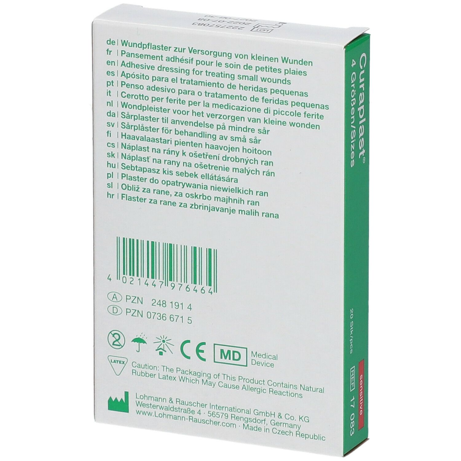 Curaplast Sensitiv Strips Sortiert 20 St Redcare Apotheke