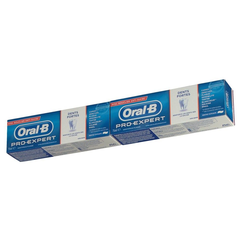 Oral B PRO EXPERT Zahnpasta für starke Zähne 2x75 ml Redcare Apotheke