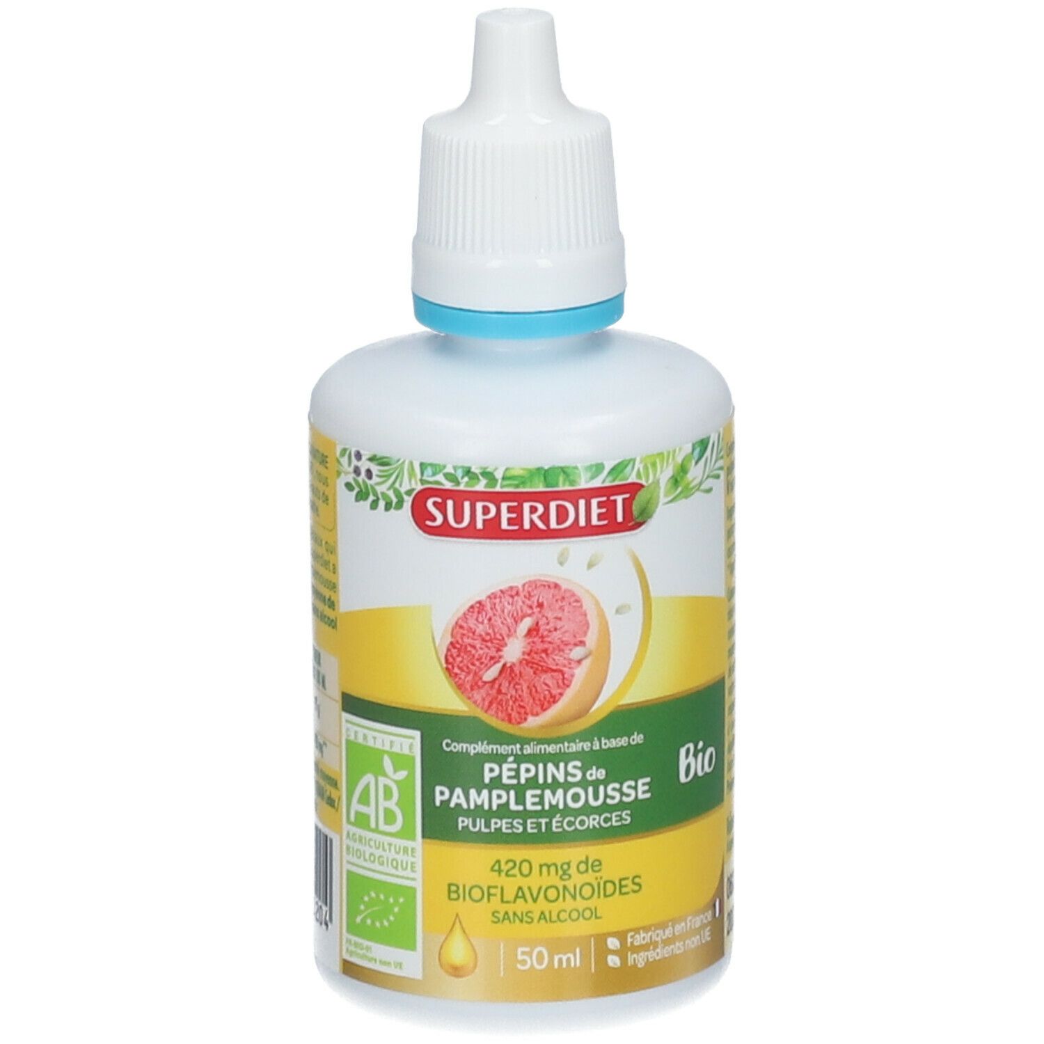 SUPER DIET Pépins de Pamplemousse bio 50 ml Redcare Apotheke