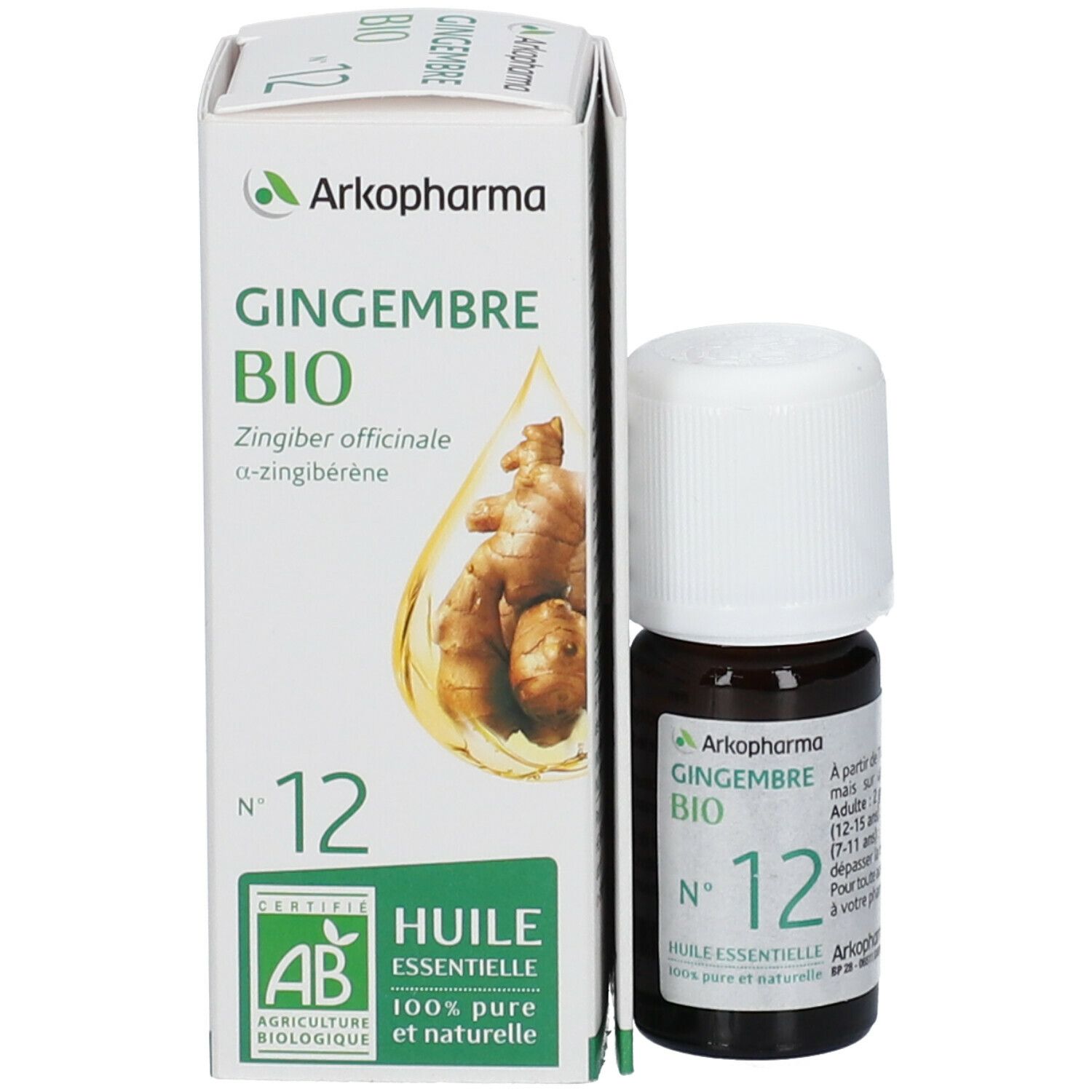 Arkopharma Olfae N Huile Essentielle De Gingembre Bio Ml