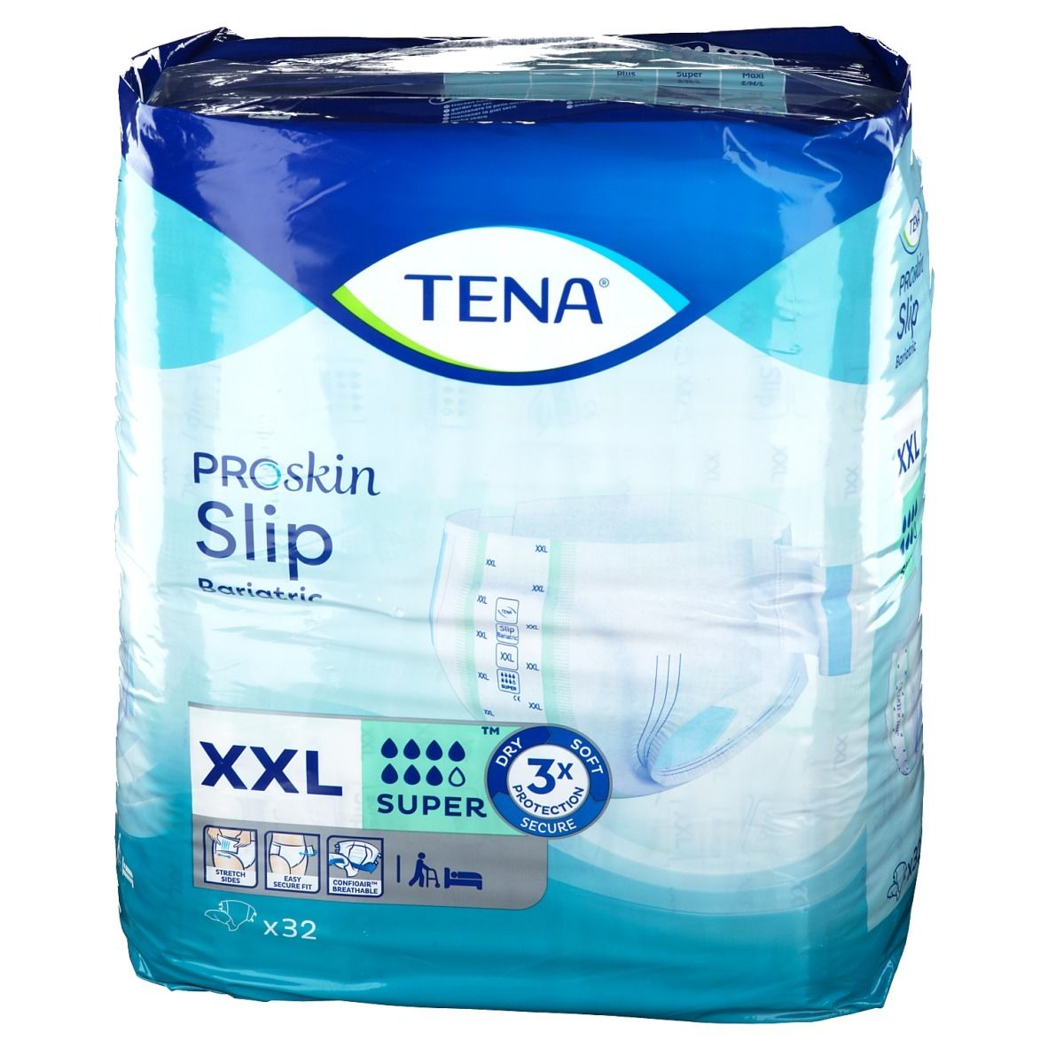 TENA ProSkin Slip Bariatric Super XXL 32 Pc S Redcare Apotheke