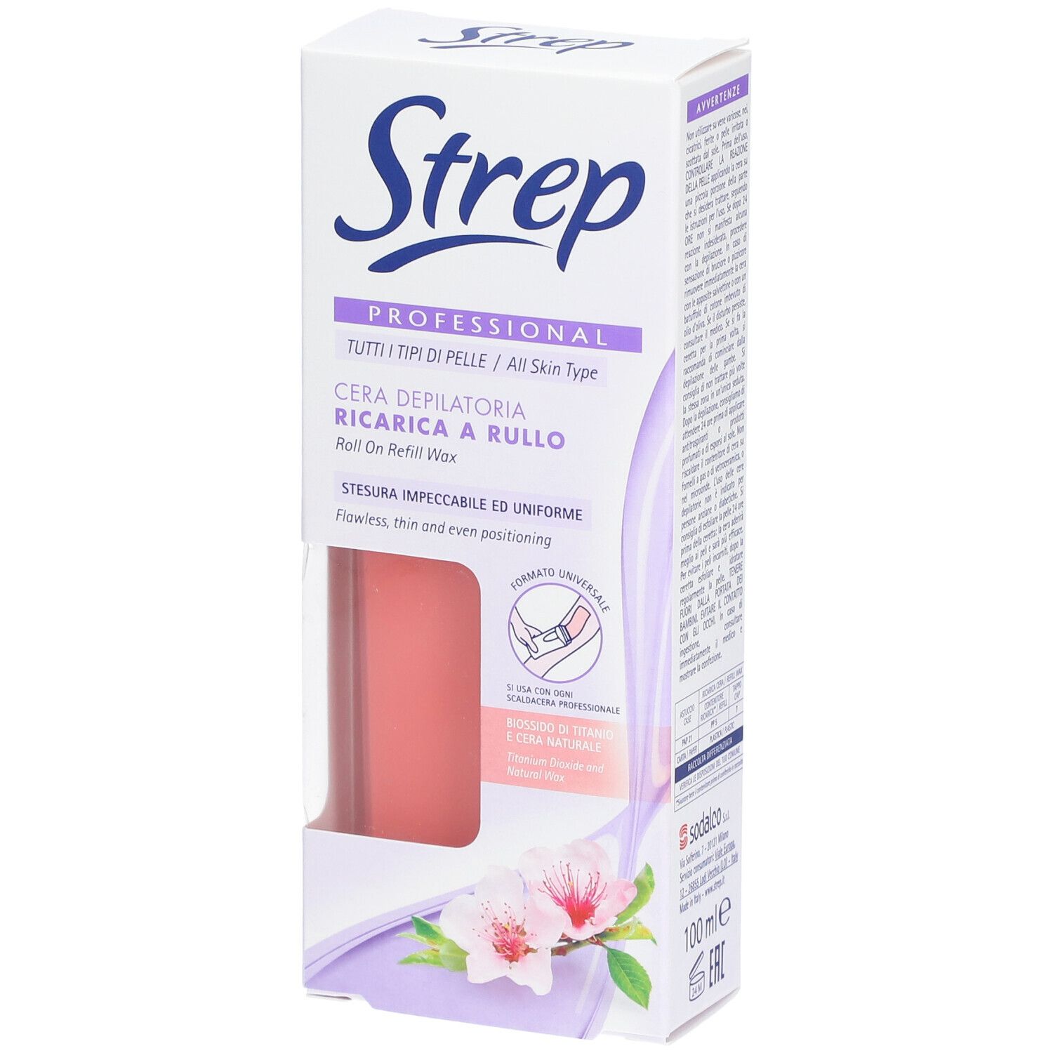 Strep Professionelle Recharge De Cire Au Dioxyde De Titane Ml