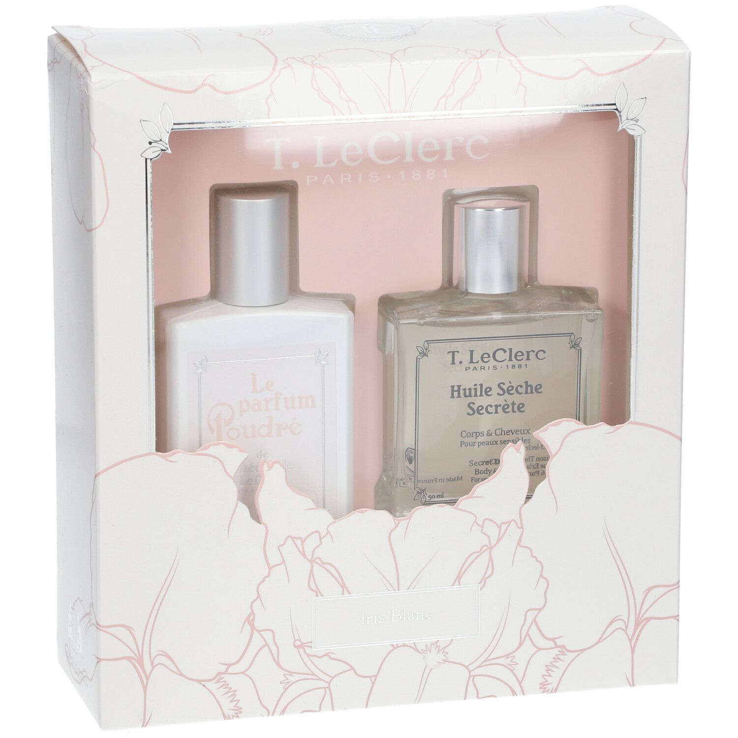 T Leclerc Le Parfum Poudr Eau De Parfum Iris Blanc Huile S Che