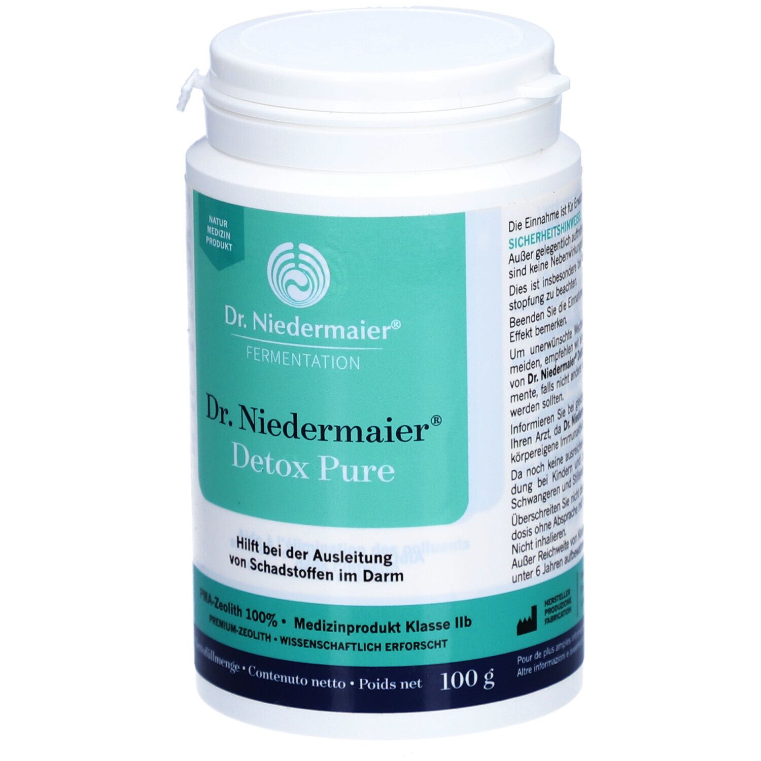 Dr Niedermaier Detox Pure 100 G Redcare Apotheke