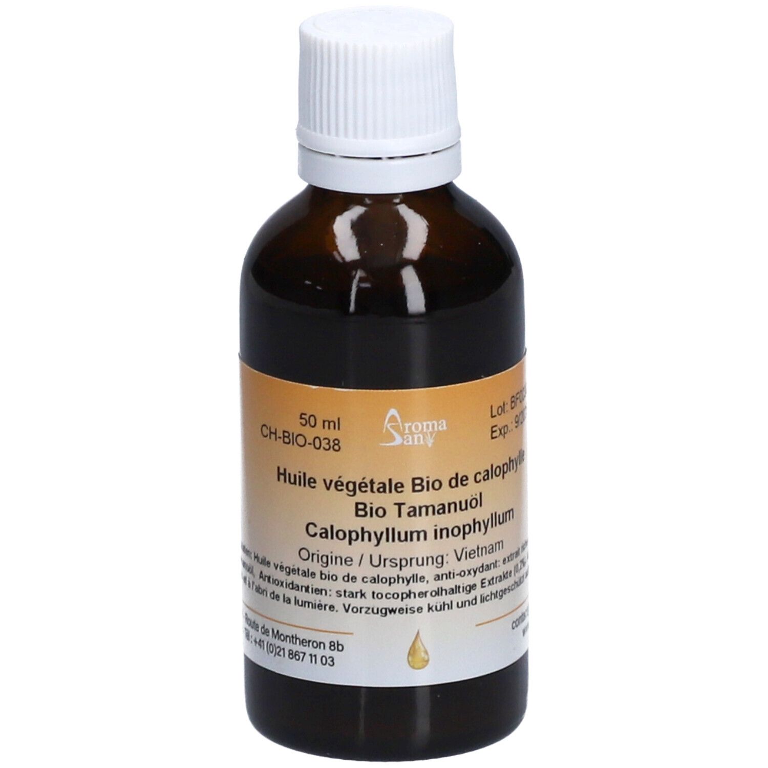 Aromasan Huile végétale de calophylle BIO 50 ml Redcare Apotheke