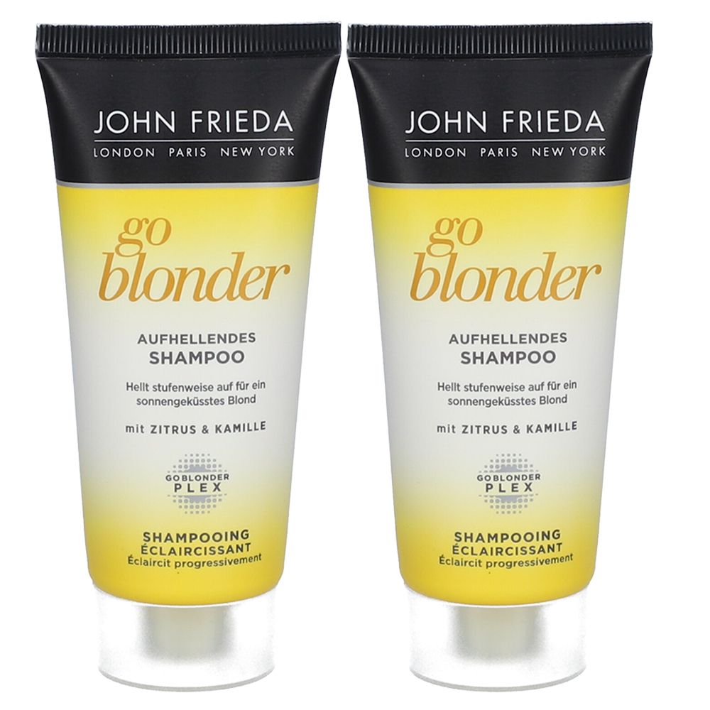 JOHN FRIEDA Sheer BLONDE Go Blonder Shampooing 2x50 Ml Redcare Apotheke