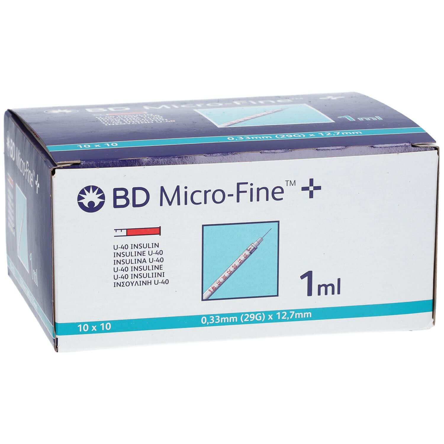 Bd Micro Fine U Seringues Insuline Mm X Ml Redcare