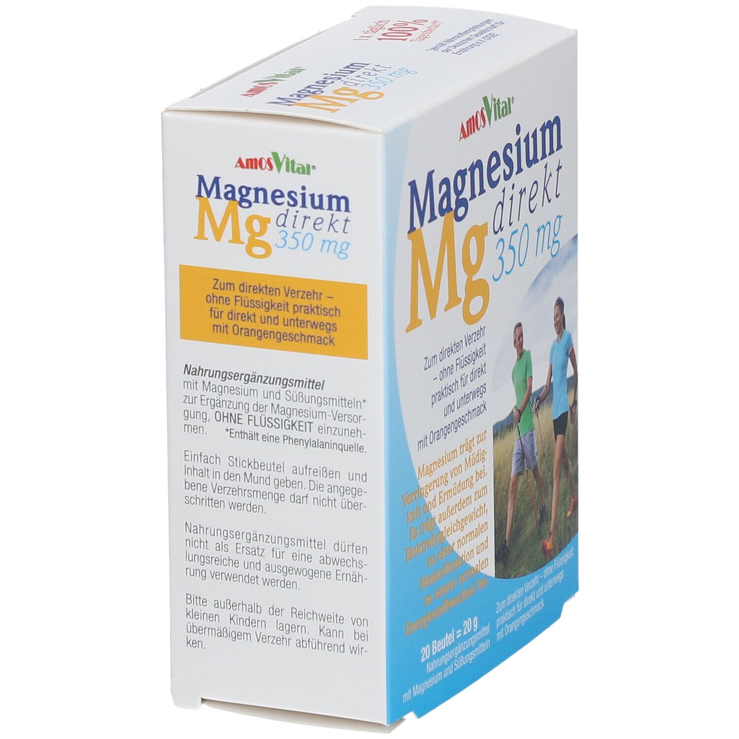 AmosVital Magnesium Direkt 350 Mg Beutel 20 St Redcare Apotheke