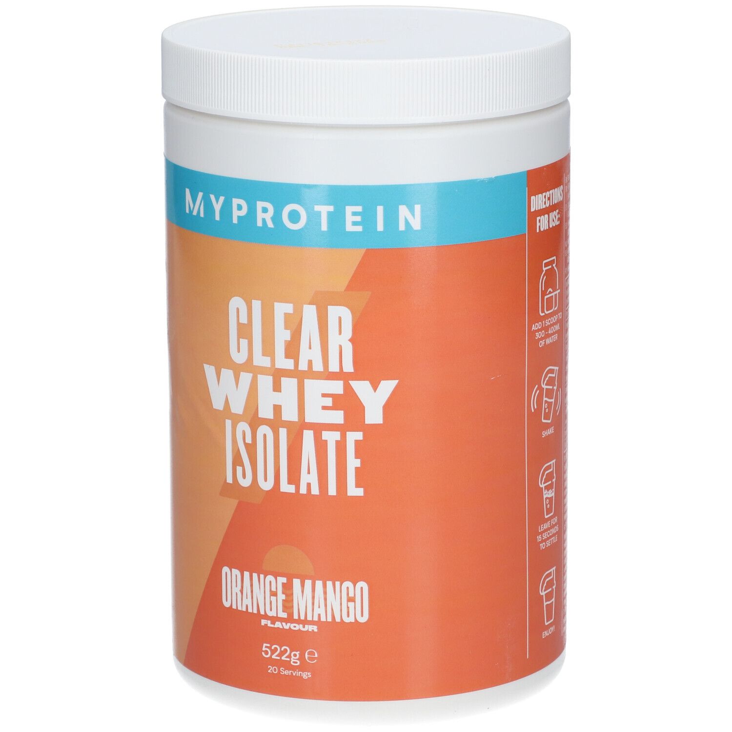 MYPROTEIN Clear Whey Isolate Orange Et Mangue 522 G Redcare Apotheke