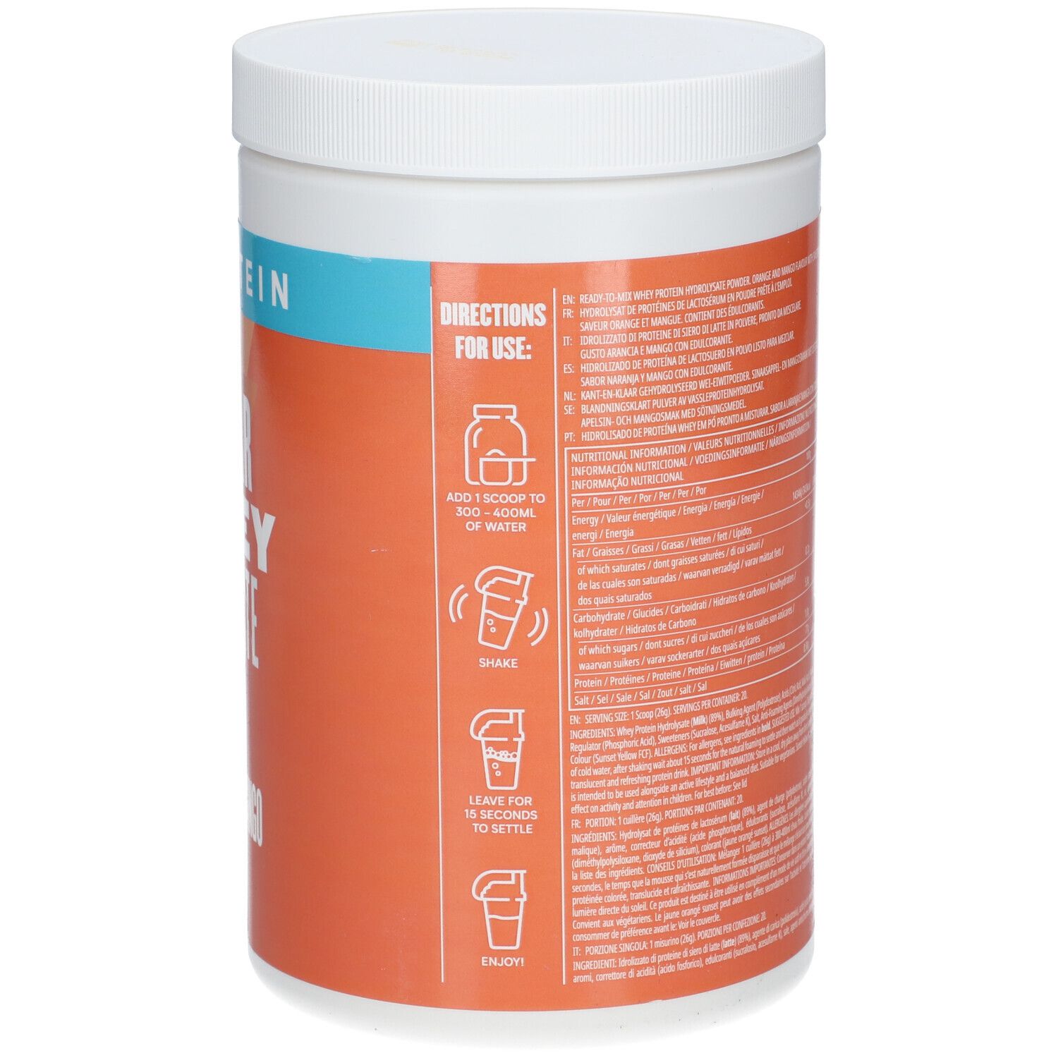 Myprotein Clear Whey Isolate Orange Et Mangue G Redcare Apotheke