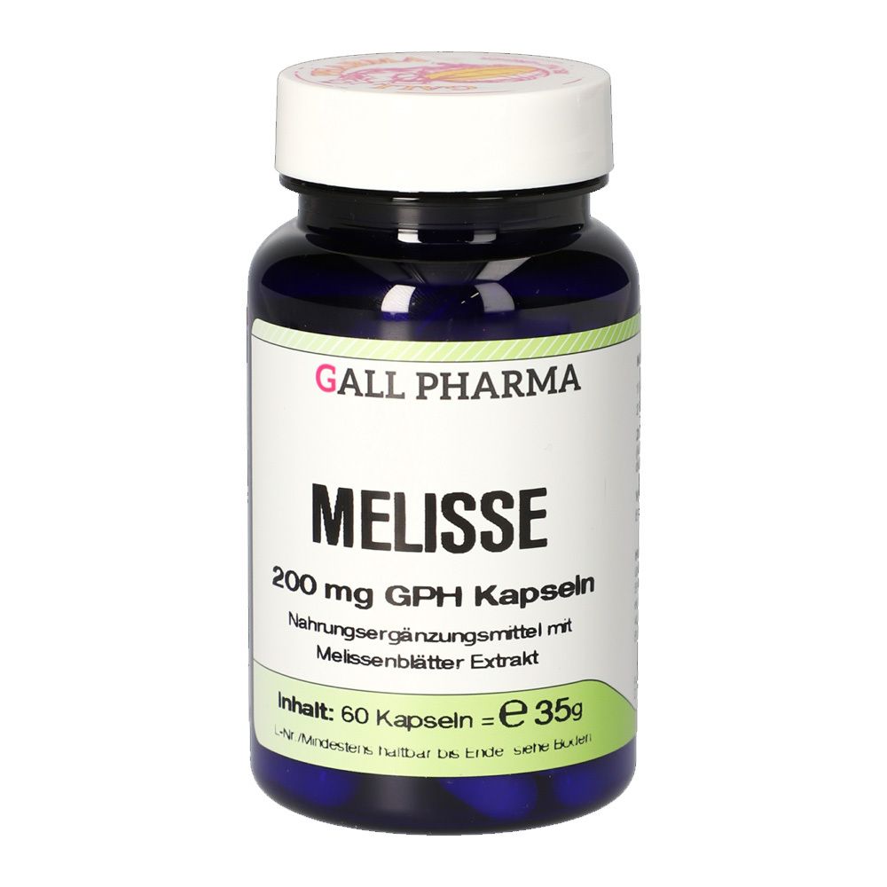 GALL PHARMA Mélisse 200 mg 60 pc s Redcare Apotheke