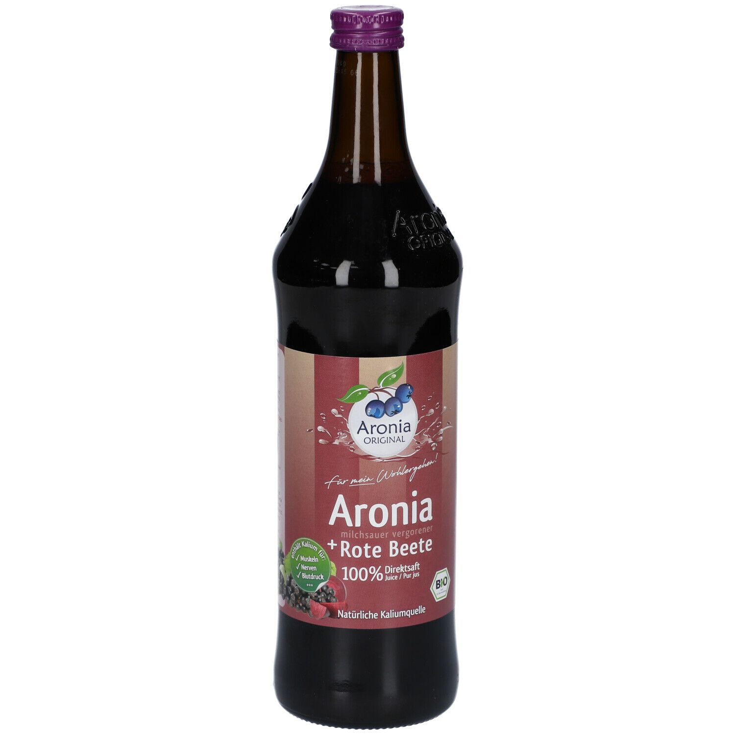 Aronia ORIGINAL Bio Aronia Rote Beete Direktsaft 0 7 L Redcare Apotheke