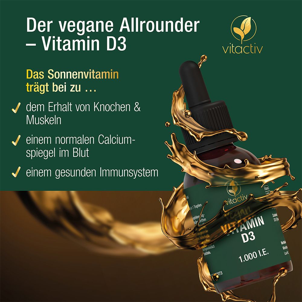 Vitactiv Vitamin D I E Ml Redcare Apotheke