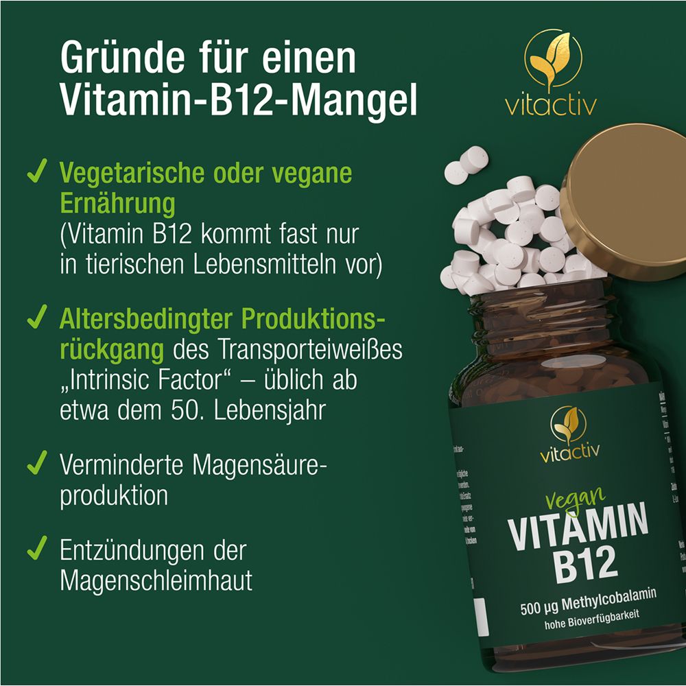 Vitactiv Vitamin B Tablette Vegan St Redcare Apotheke