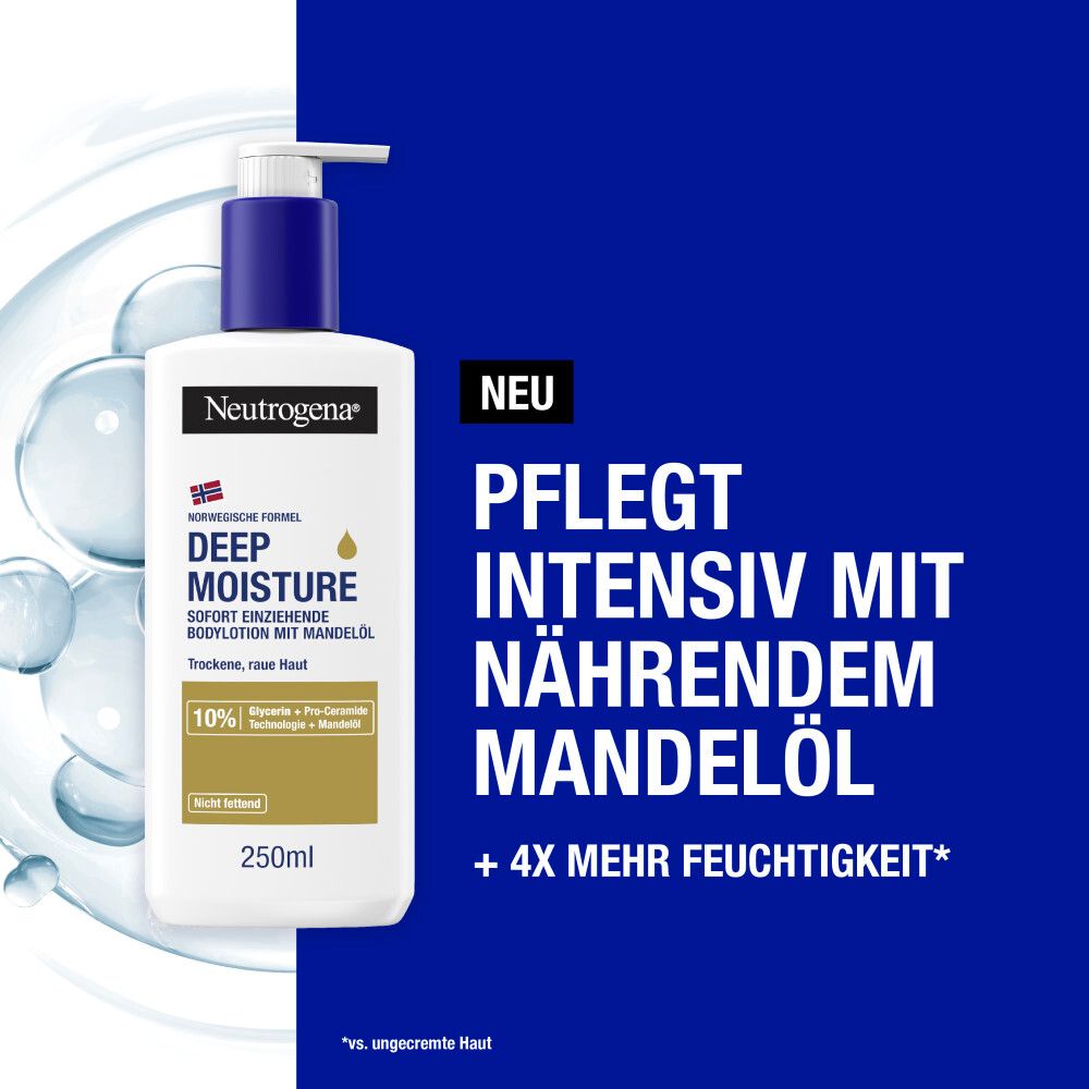 Neutrogena Norwegische Formel Deep Moisture Sofort Einziehende