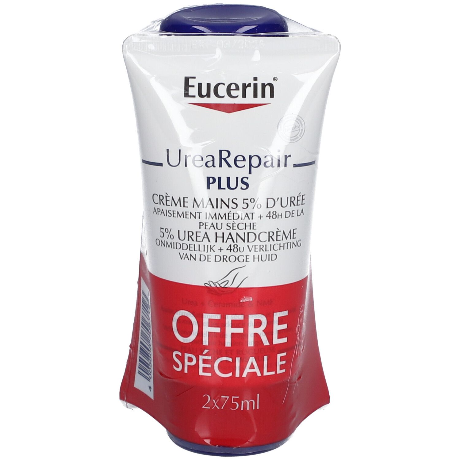 Eucerin UreaRepair PLUS Crème Mains 5 d Urée Peau sèche 150 ml