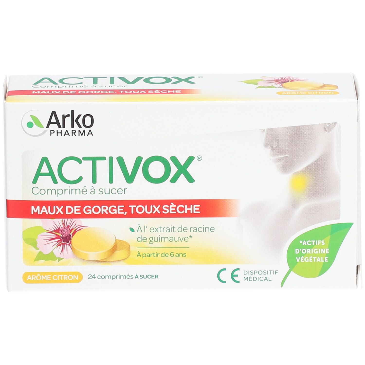 Arkopharma Activox comprimés à sucer au citron 24 pc s Redcare Apotheke