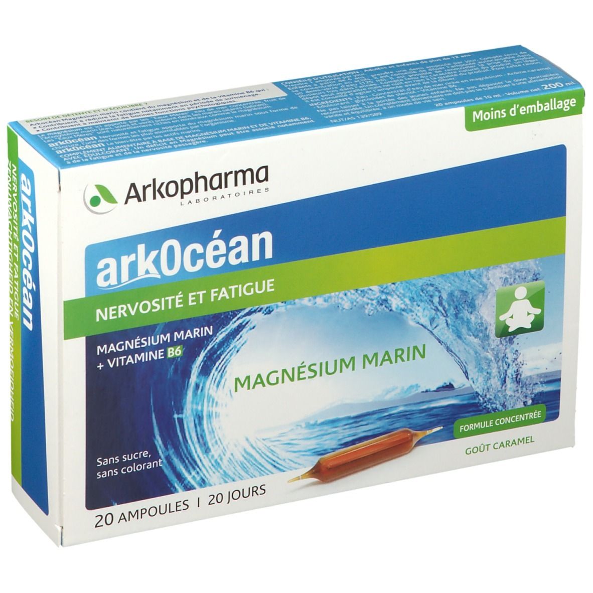 Arkopharma arkOcean Marine Magnesium Nervosität und Müdigkeit 20 St