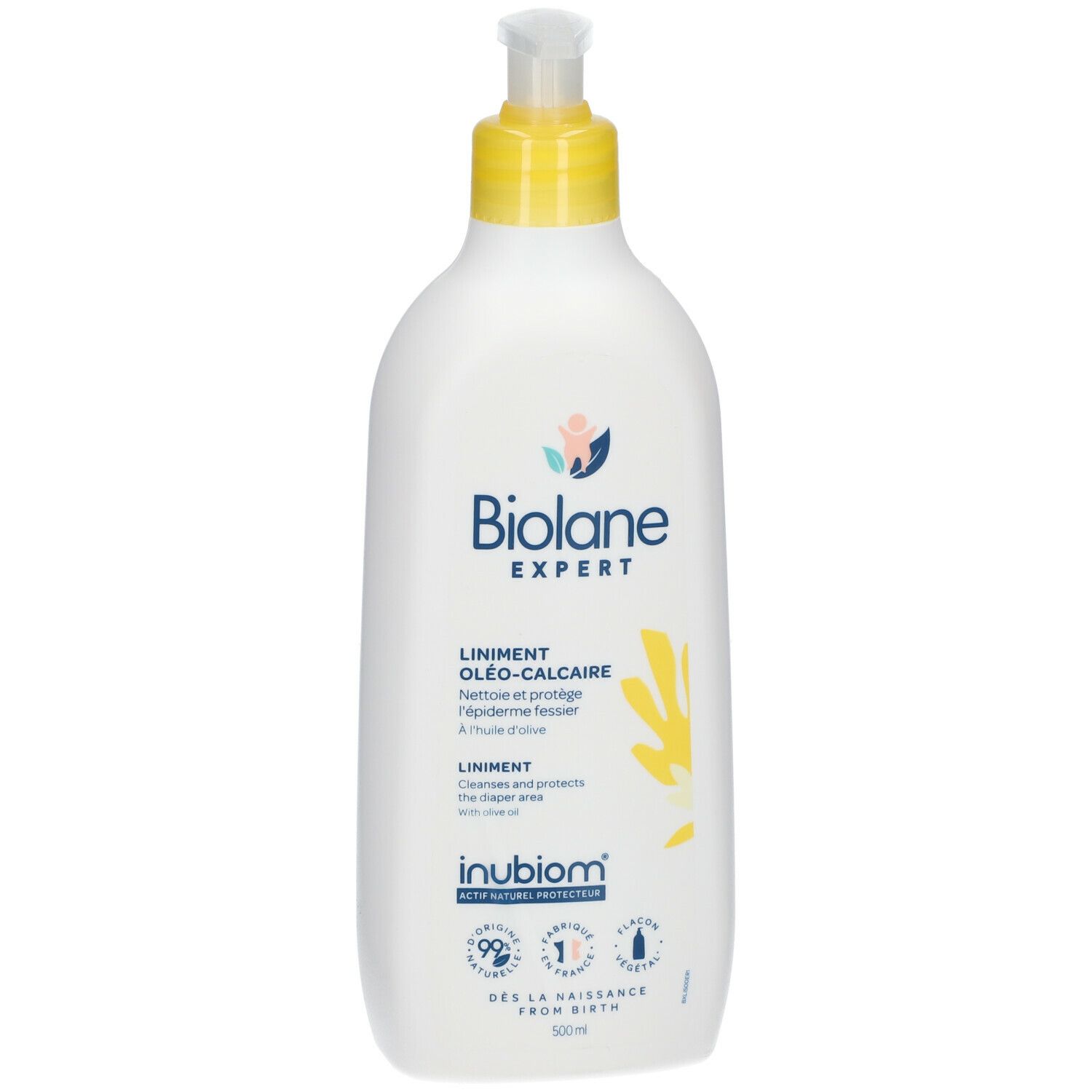 Biolane Expert Liniment Oléo Calcaire Peaux Sensibles 500ml 500