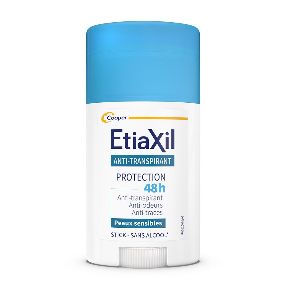 EtiaXil Empfindliche Haut Antitranspirant Deodorant 48 H Stick 40 Ml