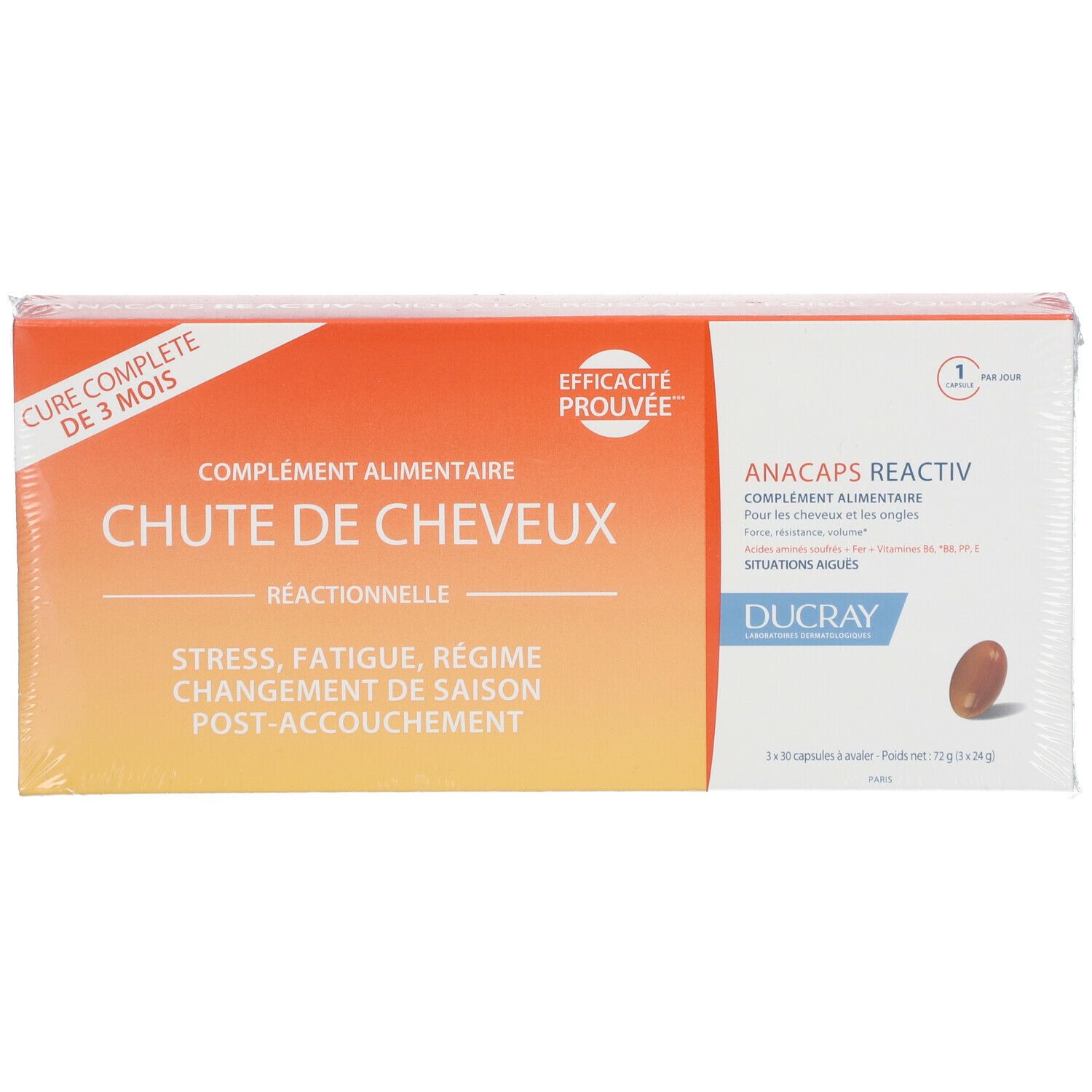 DUCRAY Anacaps Reactiv 3x30 St Redcare Apotheke