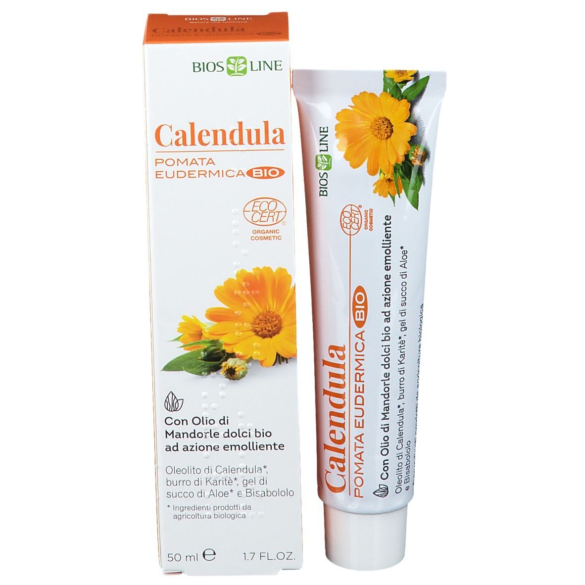 BIOS LINE Calendula Pomata Eudermica Bio 50 Ml Redcare Apotheke