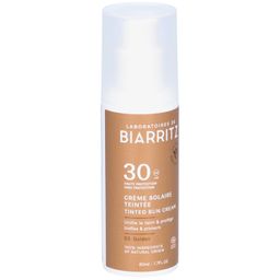 Laboratoires de BIARRITZ ALGA MARIS Crème Solaire Visage Teintée SPF30 Bio Dorée