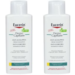 Eucerin DermoCapillaire Anti-Schuppen Creme Shampoo – Haarpflege bei trockenen Schuppen & juckender Kopfhaut