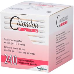 Cotondou Plus Bâtonnets ouatés en bois