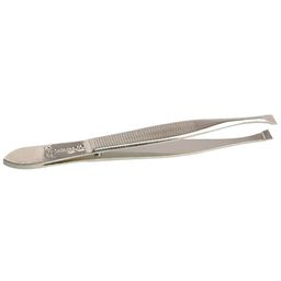 Formes & Flammes Pince à épiler longue mors carrés 9 cm 18