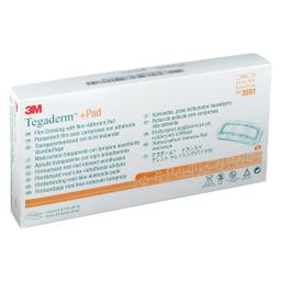 3M™ Tegaderm™ + Pad Transparentverband mit nicht klebender Wundauflage 9 x 25 cm