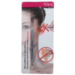 Vitry Tire-Comédons & Cure-Oreille Inox Double