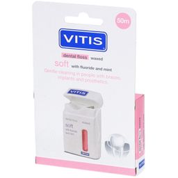 VITIS® whitening Zahnfloss gewachst