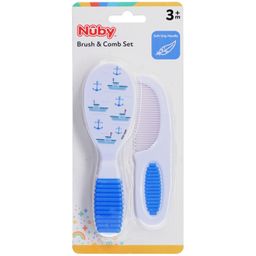 Nuby Set Brosse & Peigne - 3m+