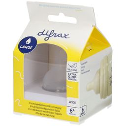 difrax® Flaschensauger Wide L +6m