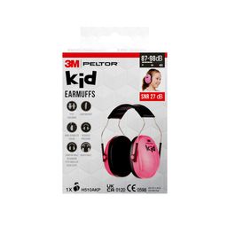 3M Peltor™ Kid™ Casque antibruit enfants Rose fluo