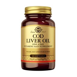 SOLGAR® Huile de foie de morue, Vitamine A & D