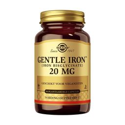 Solgar Gentle Iron® Fer doux 20 mg