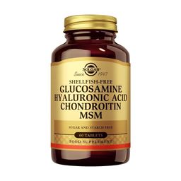 Solgar Glucosamine Hyaluronic Acid Chondroitin MSM