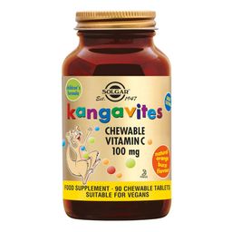 Solgar® Kangavites® Vitamin C 100 mg Natural Orange